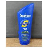 Banana Boat Sport Ultra, Coppertone Sport SPF 70, Hawaiian Tropic Sheer Touch, and 4 Sun Bum Coconut Lip Balm - Brand New