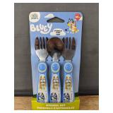 Bluey Stainless Steel Kids Utensil Set - Brand New