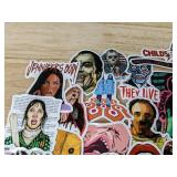 50 Brand New Horror Movie Stickers - Friday the 13th, Scream, Etc. - Brand New