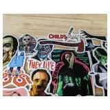 50 Brand New Horror Movie Stickers - Friday the 13th, Scream, Etc. - Brand New