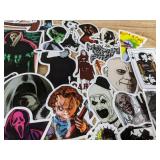 50 Brand New Horror Movie Stickers - Friday the 13th, Scream, Etc. - Brand New