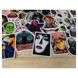 50 Brand New Horror Movie Stickers - Friday the 13th, Scream, Etc. - Brand New