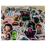 50 Brand New Horror Movie Stickers - Friday the 13th, Scream, Etc. - Brand New