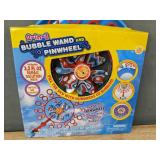 4 Kids Outdoor Toys: Bubble Wand, Marvel Cap Flyer, Speed Boat, Sand Scoop - Brand New