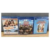 3 Blu-ray Movies: Blue Crush 2, Office Christmas Party, Forgetting Sarah Marshall - Brand New