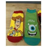4 Pairs Unisex Disney Character Socks - Brand New