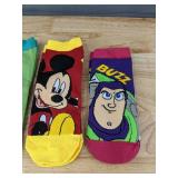 4 Pairs Unisex Disney Character Socks - Brand New