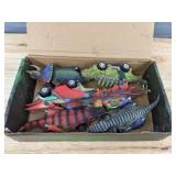 6 DinoBros Dinosaur Go-Kart Pull Back Toy Cars - Brand New