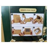 66 Kposiya Kraft Gift Boxes with Clear Window - Brand New