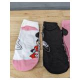 4 Pair Disney Minnie Mouse Socks Assorted Colors - Brand New