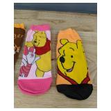 4 Pairs Disney Winnie the Pooh Unisex Socks - Brand New