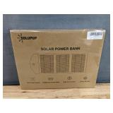 Solupup 10000mah Solar Charger Power Bank, 30W Foldable Portable Solar Panel, Fast Charging with 1 Type-C & 2 USB-A Ports, Ipx5 Waterproof, for Phone, Tablets & Multiple Devices, Camping Outdoor Use $