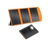Solupup 10000mah Solar Charger Power Bank, 30W Foldable Portable Solar Panel, Fast Charging with 1 Type-C & 2 USB-A Ports, Ipx5 Waterproof, for Phone, Tablets & Multiple Devices, Camping Outdoor Use $