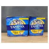 Tampax Pearl Regular Unscented Tampons, 54 Total - Brand New