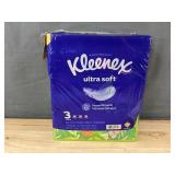 Kleenex Ultra Soft 3-Pack Facial Tissues, 3-Ply, 120 Tissues per Carton - Brand New