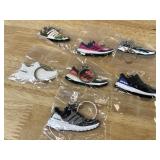 7 Brand New Adidas Sneaker Shoe Keychains