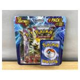 Pokemon TCG Lightning Set - 4 Booster Packs Plus 1 Bonus Card - Brand New