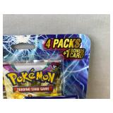 Pokemon TCG Lightning Set - 4 Booster Packs Plus 1 Bonus Card - Brand New