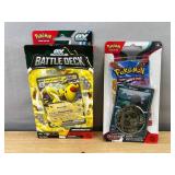 Pokemon Ampharos EX Battle Deck & Obsidian Flames Booster Lot - Brand New