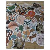 50 New Boho Aesthetic Stickers for Water Bottles, Laptops, Scrapbooking Etc. *E
