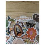 50 New Boho Aesthetic Stickers for Water Bottles, Laptops, Scrapbooking Etc. *E