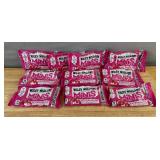 10 Packages of Wiley Wallaby Minis Watermelon Licorice Bites - Brand New