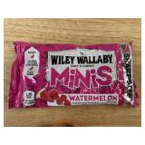 10 Packages of Wiley Wallaby Minis Watermelon Licorice Bites - Brand New