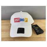 Nike Just Do It Aerobill Hat White Adult OSFM - Brand New