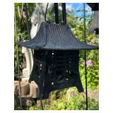 Set of 2 Cast Iron Asian Garden Lanterns