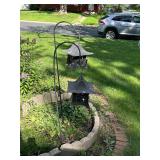 Set of 2 Cast Iron Asian Garden Lanterns