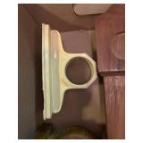 Vintage Wooden and Ceramic Wall Brackets Collection