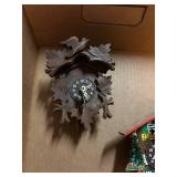 Lot of 5 Decorative Miniature Cuckoo Clocks - Assorted Designs