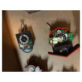 Lot of 5 Decorative Miniature Cuckoo Clocks - Assorted Designs