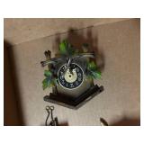 Lot of 5 Decorative Miniature Cuckoo Clocks - Assorted Designs