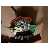 Lot of 5 Decorative Miniature Cuckoo Clocks - Assorted Designs