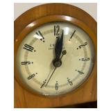 Lot of 3 Vintage-Style Mantle Clocks - Wood & Metal Designs