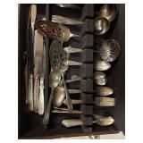 Vintage Silver-Plated Flatware Set in Presentation Case