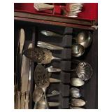 Vintage Silver-Plated Flatware Set in Presentation Case
