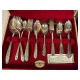 Vintage Silver-Plated Flatware Sets - Deerfield & Mixed
