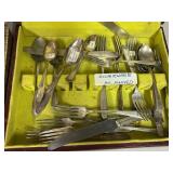 Vintage Silver-Plated Flatware Sets - Deerfield & Mixed
