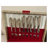 Vintage Silver-Plated Flatware Sets - Deerfield & Mixed