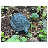 Assorted Ceramic Garden Sculptures - Turtles & Frogs