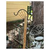 Vintage Metal Garden Decor Set: Plant Stands & Trellises