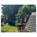 Vintage Motor Systems Windmill Garden Decor