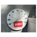 Vintage Toro Quality Service Advertising Thermometer