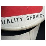 Vintage Toro Quality Service Advertising Thermometer