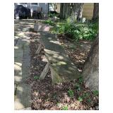 Rustic Wooden Garden Bench for Outdoor Decor