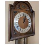 Tempus Fugit Wall Clock with Weights and Pendulum, 25 Inch Height