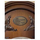 Tempus Fugit Wall Clock with Weights and Pendulum, 25 Inch Height