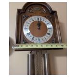 Tempus Fugit Wall Clock with Weights and Pendulum, 25 Inch Height